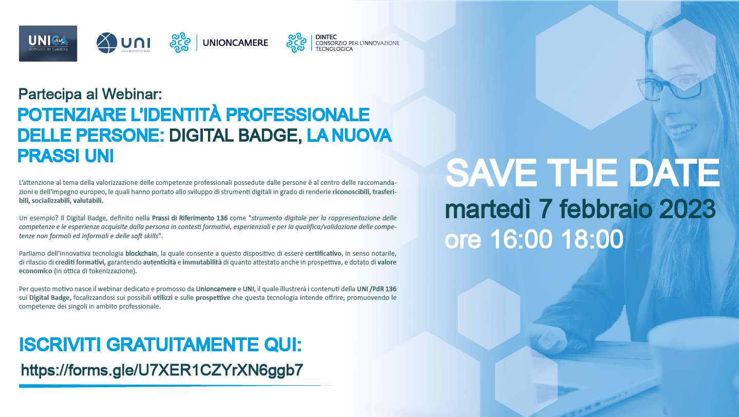 Save the Date UNI 136 - digital Badge